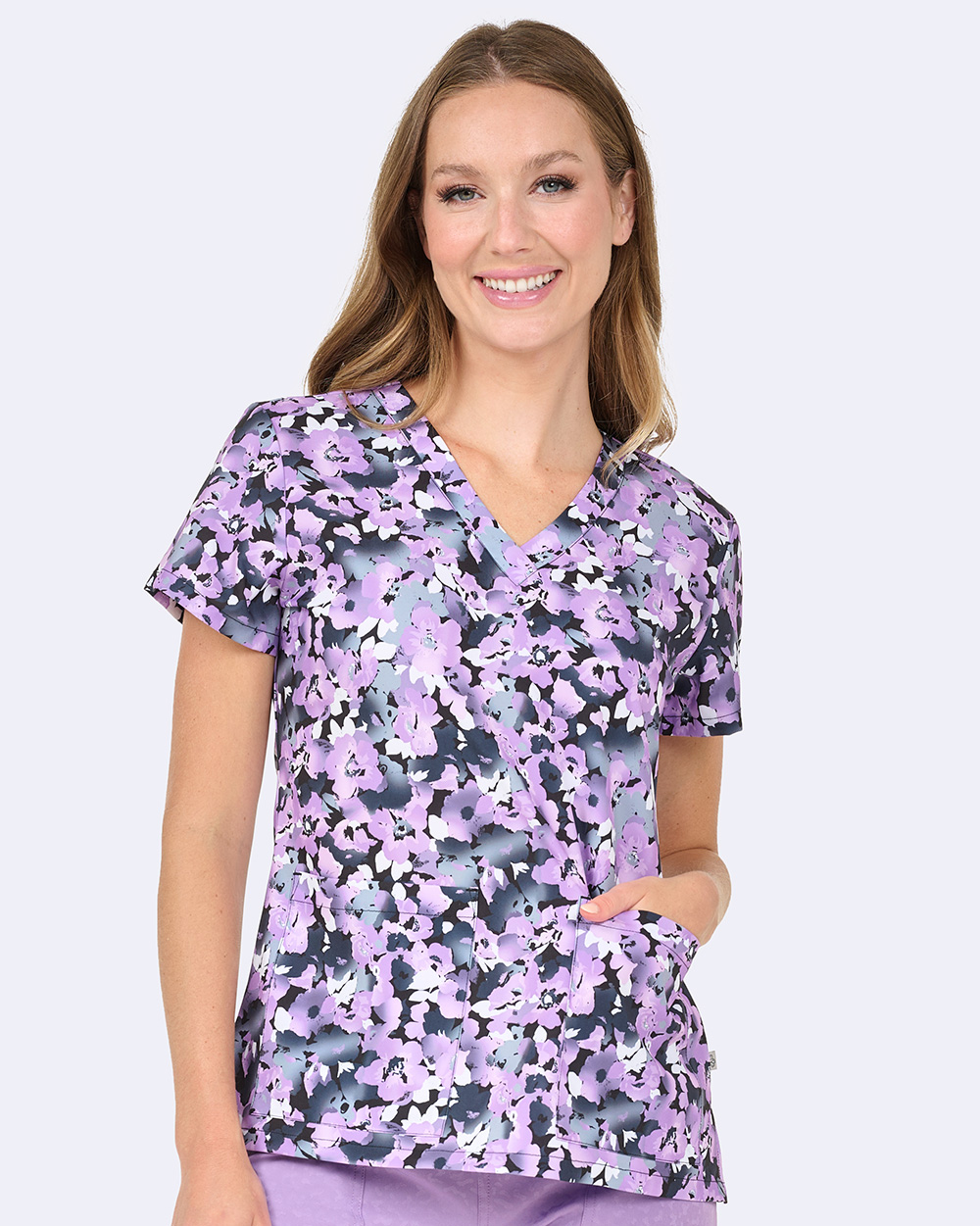 Audrey Top - Purple Shadows