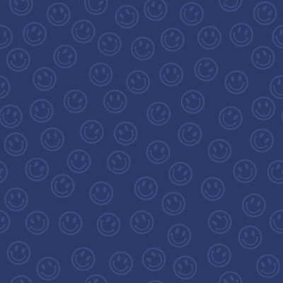 Navy Smile Jacquard